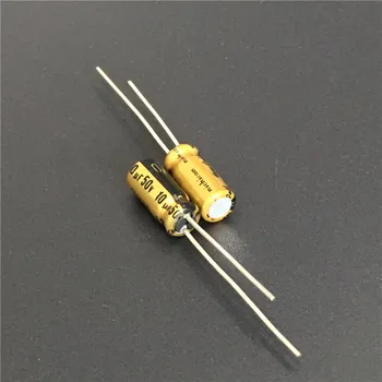 10 Pcs 10 Uf 50V Nichicon Fg (Fijn Goud) 5X11 Mm 50V10uF Top Grade Audio Condensator