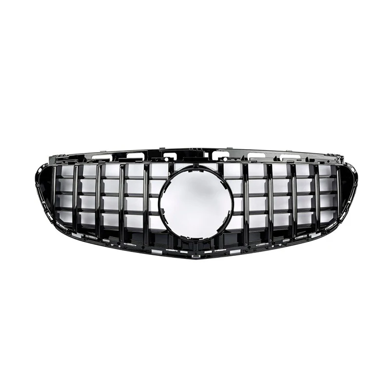 

ABS GT Style Panamericana Front Bumper Mesh Grill Grille for Mercedes Benz E Class W212 2014-2016