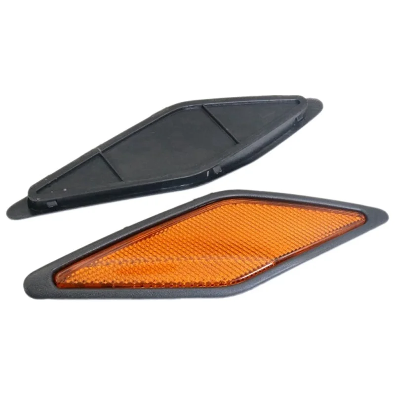VO-Reflector de luz de barra lateral para coche, luz antiniebla trasera, Reflector de retorno para Mitsubishi Pajero Montero 2000-2003 MR495067 MR495068