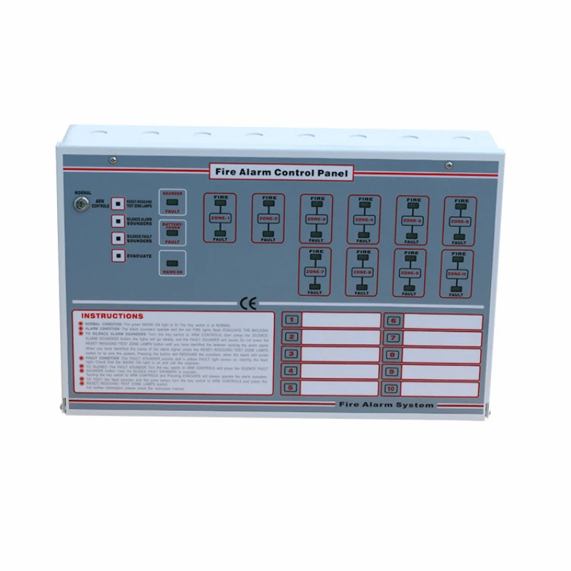 

10 Zones Conventional Fire Alarm Control Panel with Cheap Price