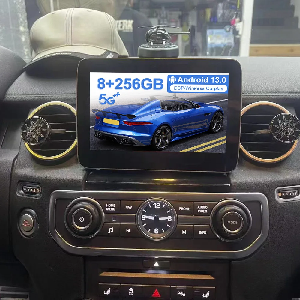 

8.4 inch Screen 8+256GB For Land Rover Discovery 4 2009 - 2016 Android 13.0 8+128GB Car DSP Player GPS Audio Radio Stereo Unit