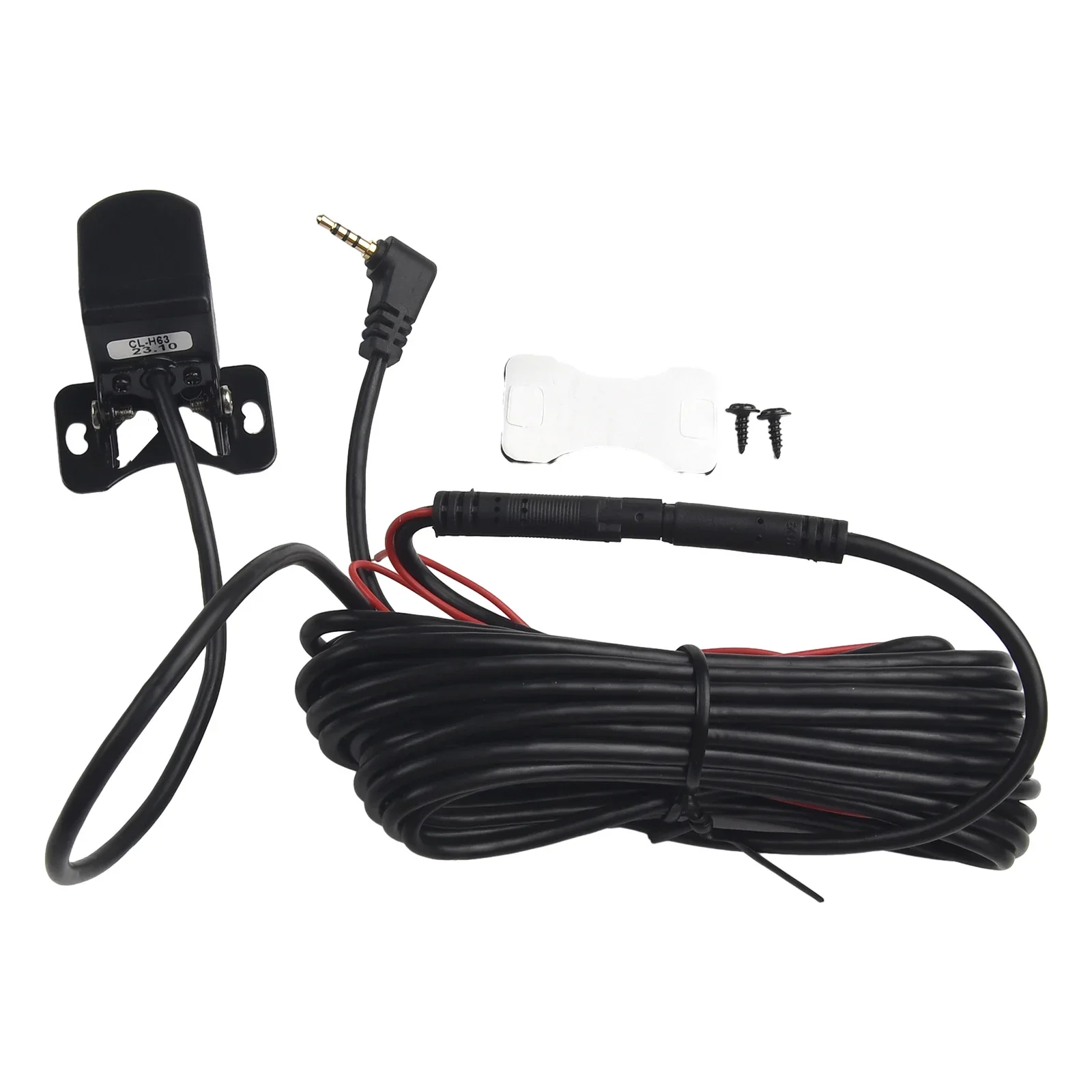 Cámara retrovisora DVR para coche de 170 grados NTSC/PAL grabadora de conducción de 5 pines uso General solo para cámara con Cable de 5 pines + Cable trasero de 6m