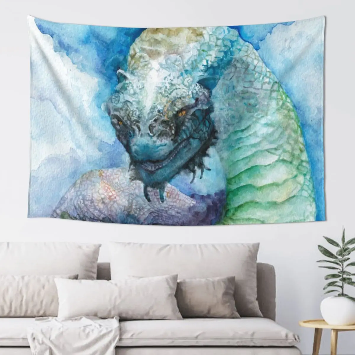 

Jrmungandr: The World Serpent Tapestry Home Decorating Wall Decorations Decor For Bedroom Tapestry