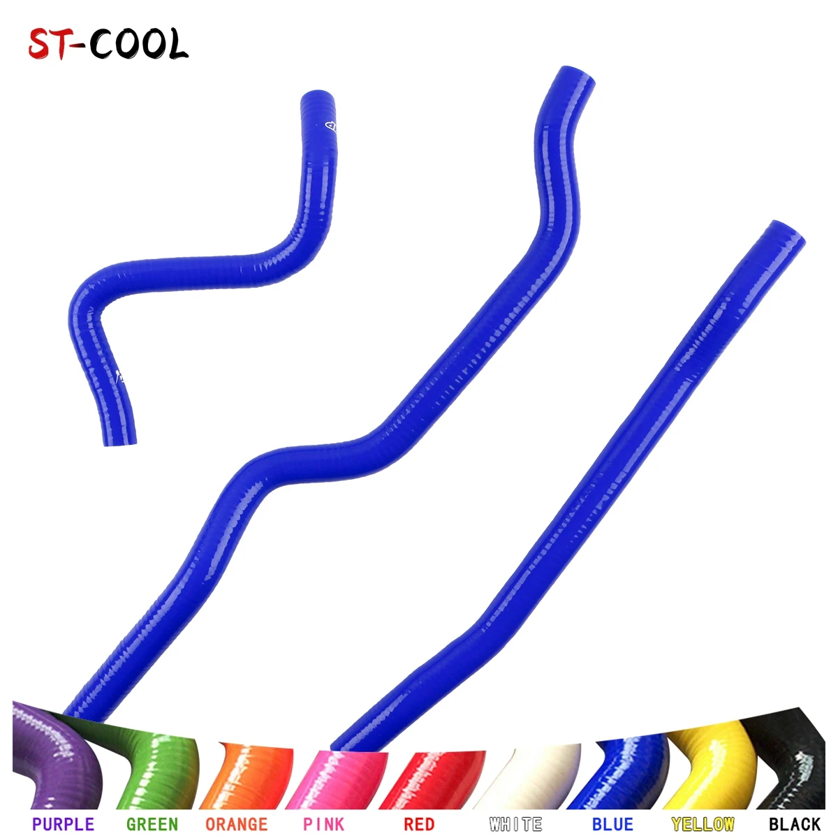 FOR 2007-2010 HONDA RANCHER 420 ES 4X4 TRX420FE 2008 2009 ATV Radiator Hoses Silicone Tubes Kit Piping 3Pcs 11 Colors