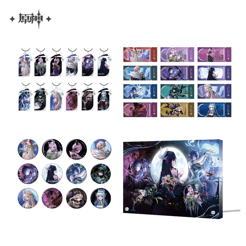 

Предпродажа Sunsyea Genshin Impact Официальный товар miHoYo Оригинальный подлинный брелок KYZG Значок Билеты Акриловый орнамент Комбина