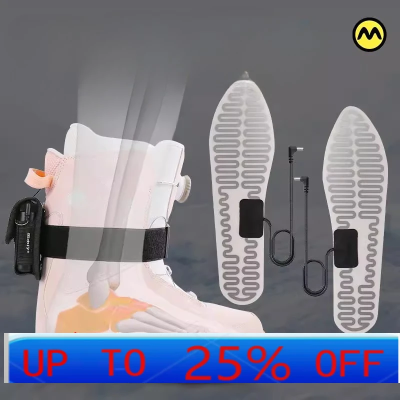 LMM ski boots electric heating insoles winter heating insoles outdoor sports electric heating foot mats
