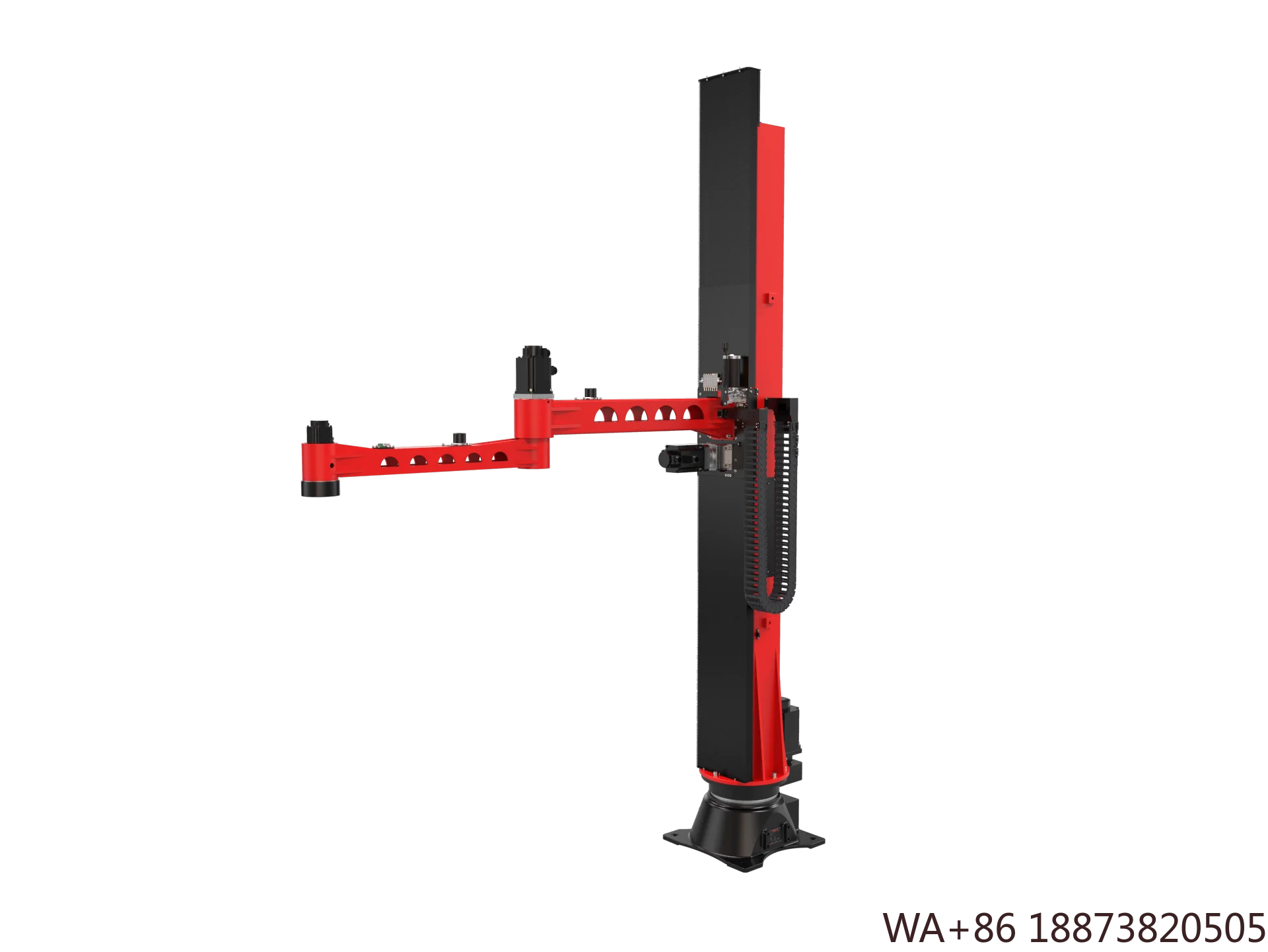 روبوت عمود واحد من البلاستيك الكابولي العملاقة التلقائي مكدس البليتيمير لخط التعبئة والتغليف الكرتون #4