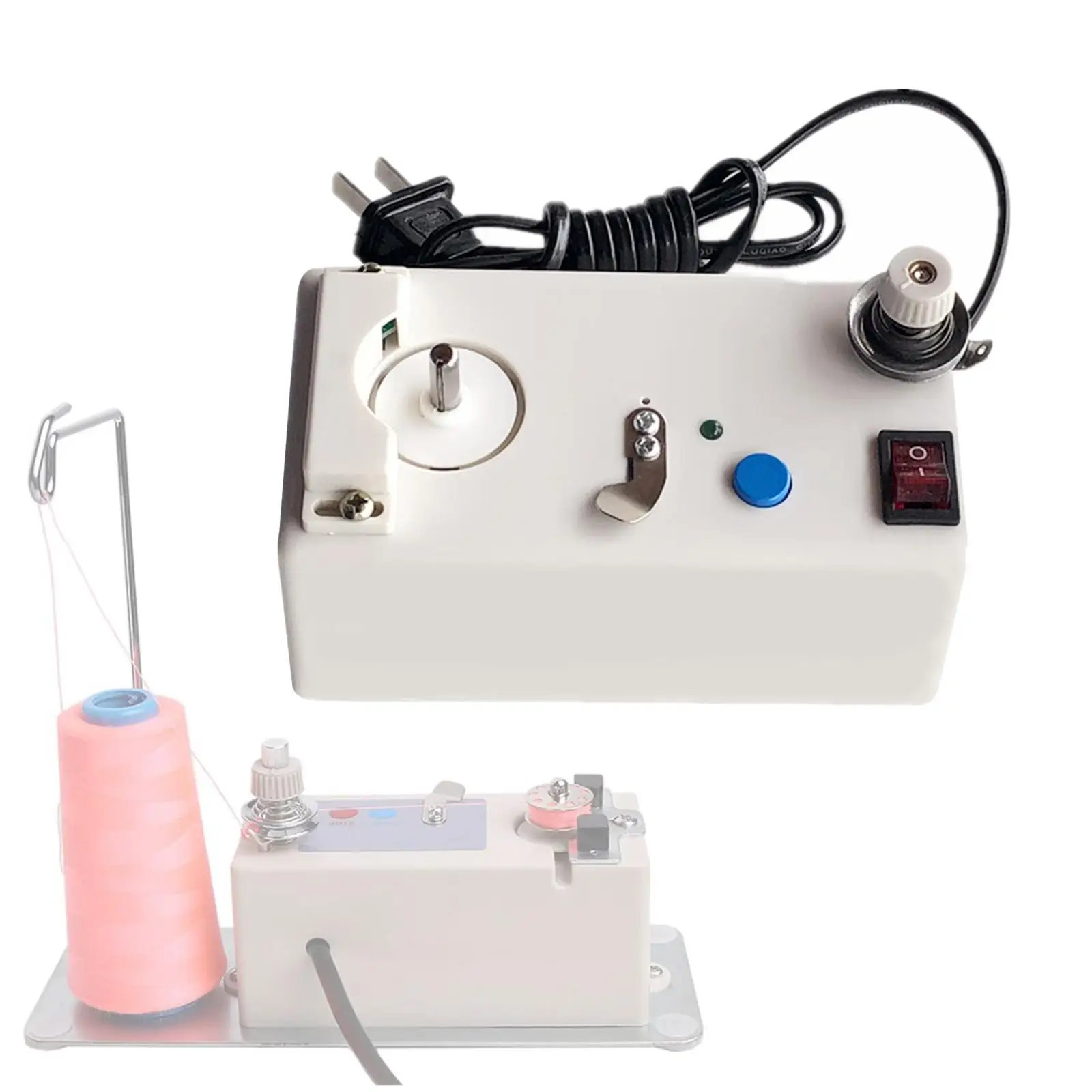 Bobinadora automática de bobina, bobinadora de hilo eléctrica Universal inteligente con enchufe europeo para coser herramientas industriales domésticas