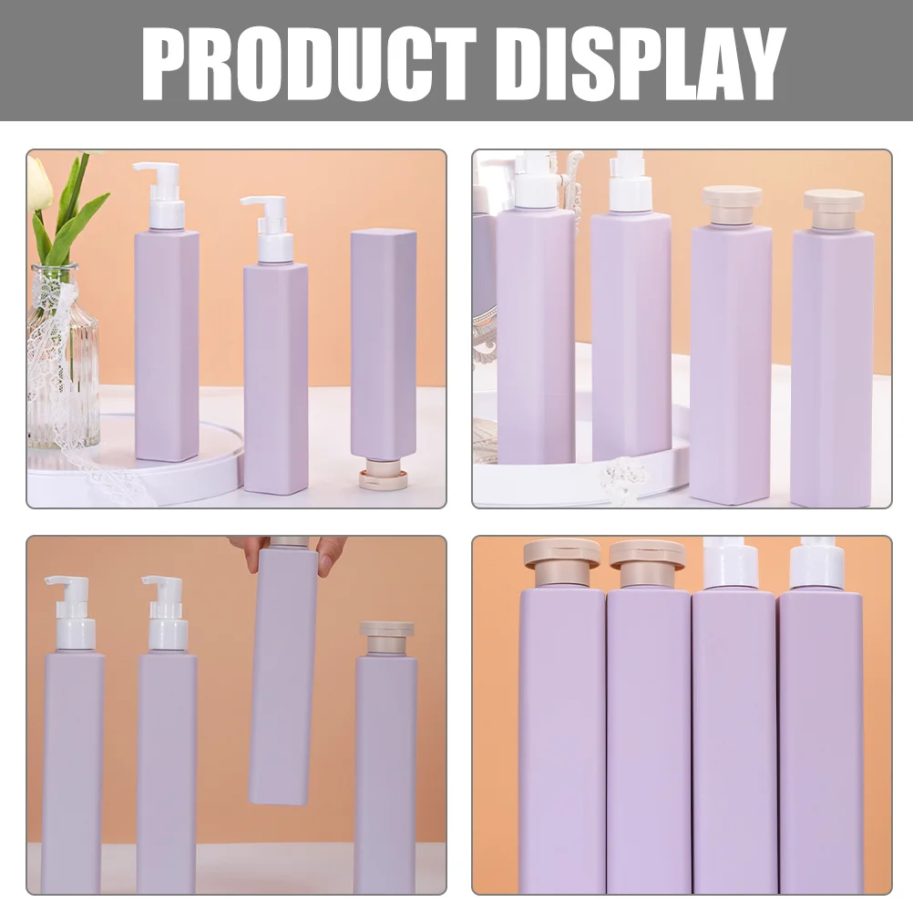 3 pçs 250ml garrafas de aperto recarregáveis viagem shampoo condicionador dispensador durável pe material de náilon fácil de usar design elegante