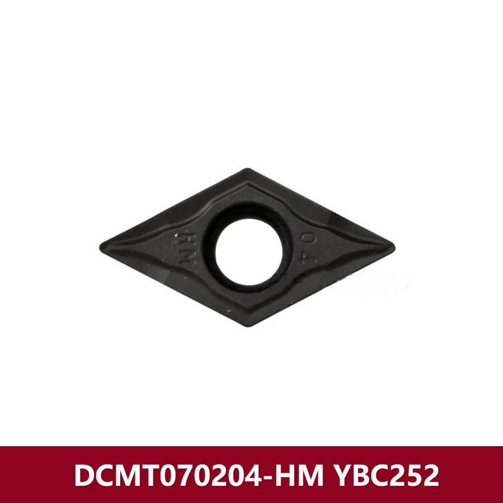 DCMT2(1.5)2-HM Original DCMT070208-HM YBC252 Carbide Inserts DCMT0702 DCMT 070208 HM CNC Lathe Cutter Tools DCMT070208 Holder