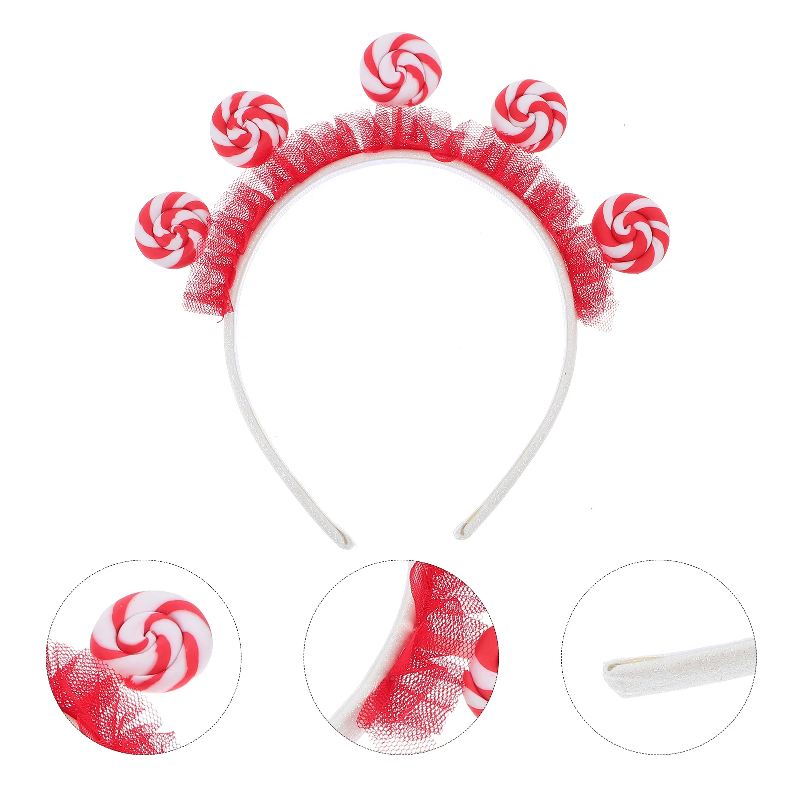 

Lovely Lollipop Headband Sweet Princess Style Comfortable Fashionable Party Headwear for Children Birthday Events Dress Up