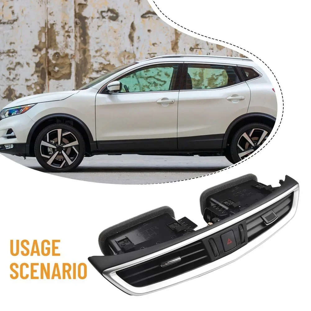 

Car Front Middle Dashboard Air Conditioning Outlet A/C Vent For Nissan X-Trail 2014 2015 2016 Qashqai 2016 2017 2018 2019-2021