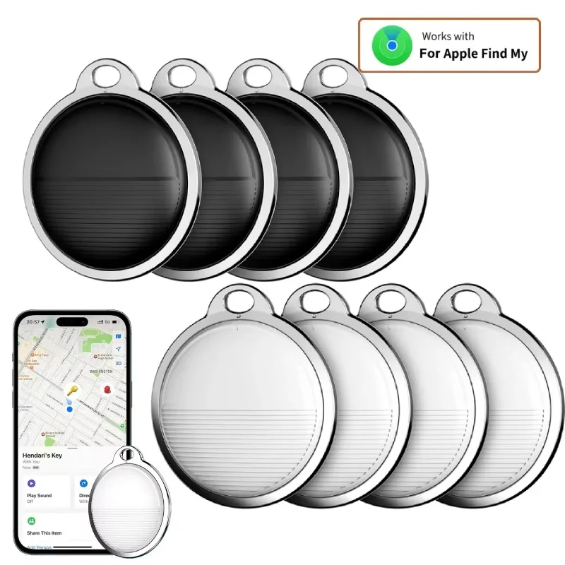 

Mini Global GPS Tracker Smart Tag Compatible with iOS Find My App Key Finder Car Dog Pets Anti-lost Alarm Locator Tag For iPhone