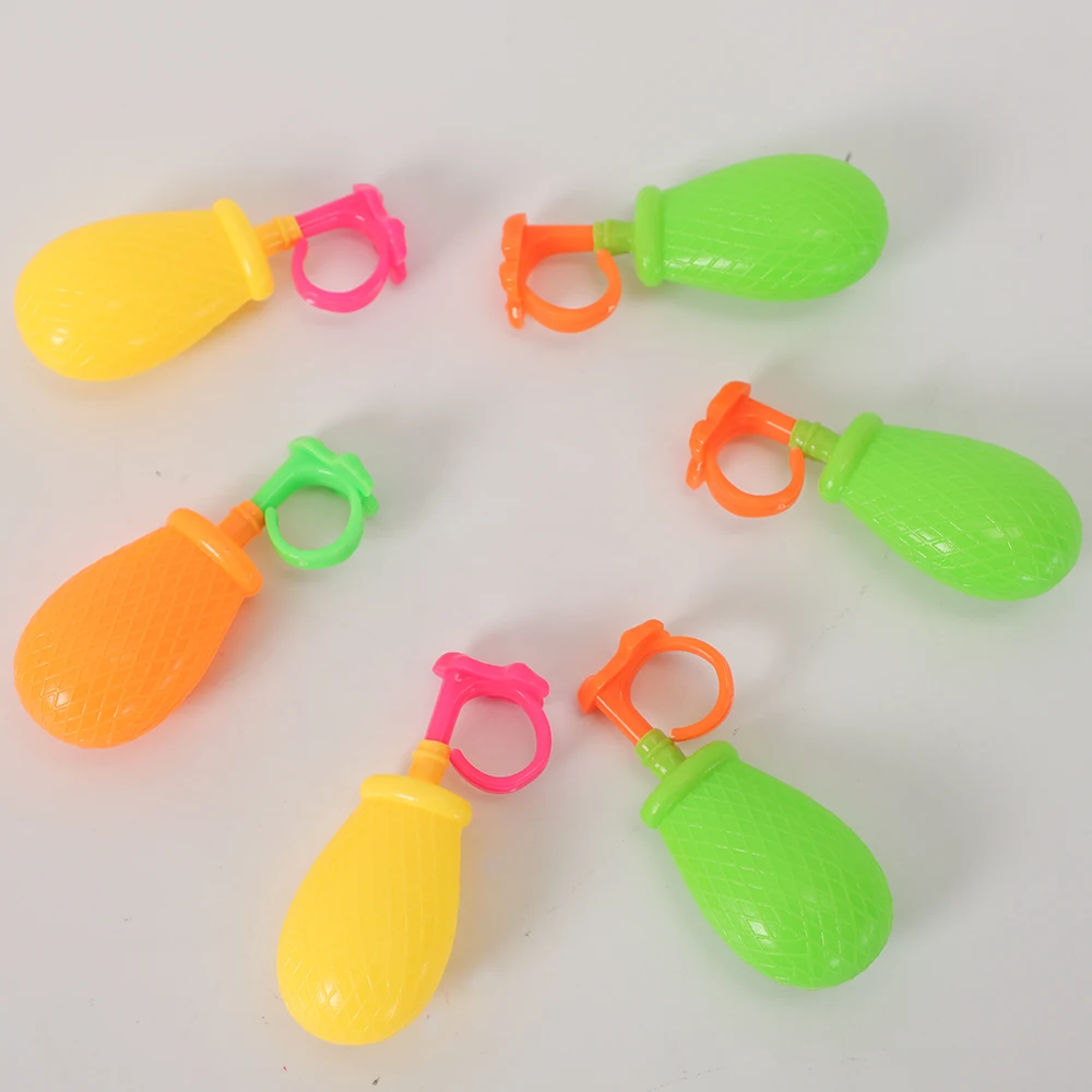 Colorido Mini Water Gun Anéis para Crianças, Brinquedos Truque, Favores De Festa De Aniversário, Goodie Bag, Pinata Fillers, Sala De Aula Prêmios, 10Pcs