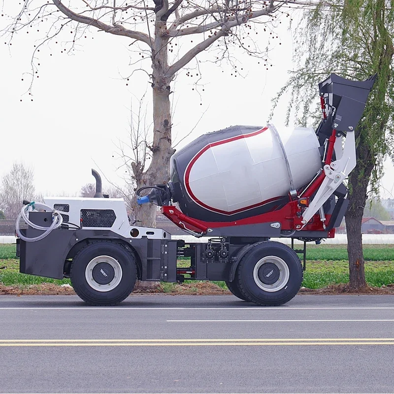 Concrete Transit Self Loading Concrete Mixer Truck Mini Hydraulic Self Loading Concrete Mixer