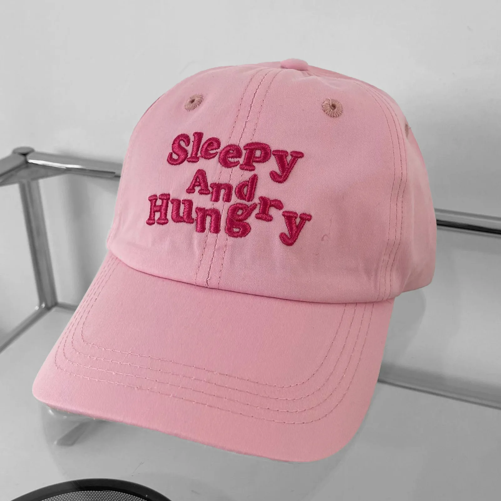 Topi Bisbol Modis Topi Bisbol Uniseks Kasual Topi Matahari Musim Panas Bordir Warna Permen untuk Berkemah Memancing Luar Ruangan untuk Wanita