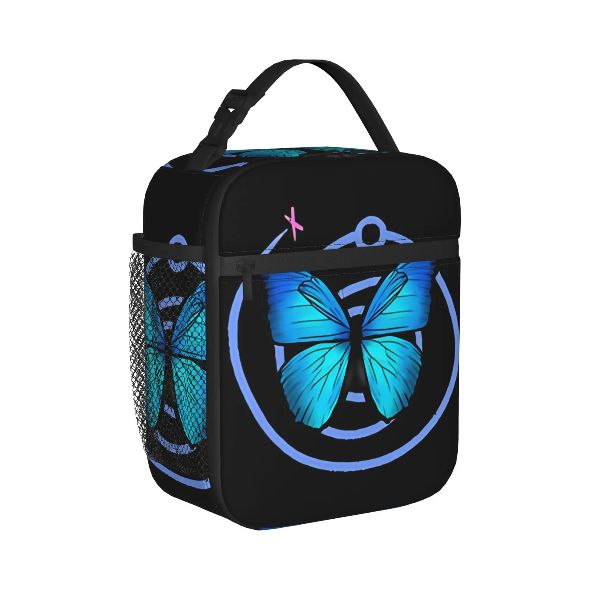 Life is Strange Game Insulated Lunch Bag Leakproof Butterfly Meal Container Cooler Bag Tote Lunch Box School  Food Handbags
