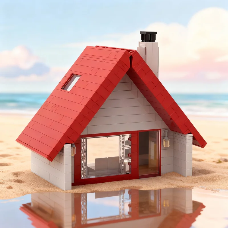 

510pcs MOC Town Bungalow Model Building Blocks Architecture Assemble Toys DIY Creative Education Brick Christmas Gifts Idea