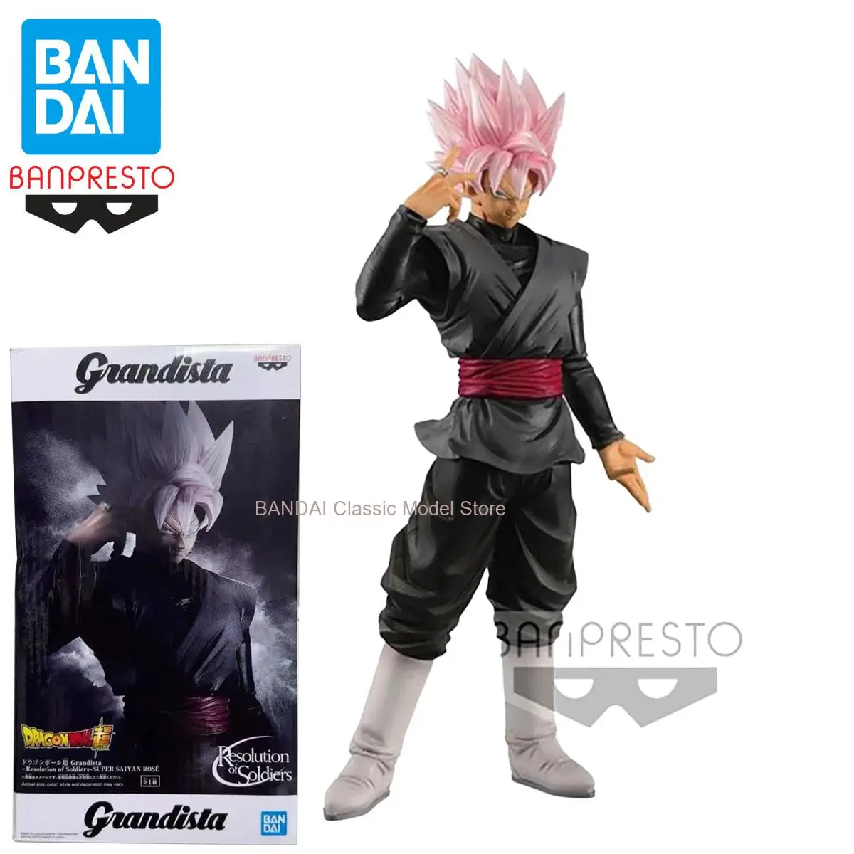 

100% оригинал в наличии Bandai Spirits BANPRESTO Grandista Dragon Ball Super Goku Black SSR Collection Series Аниме-фигурка