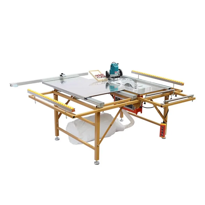 Taiwan drama machine woodworking planer integrated handicraft full set of push table saw multi-functional dust-free child