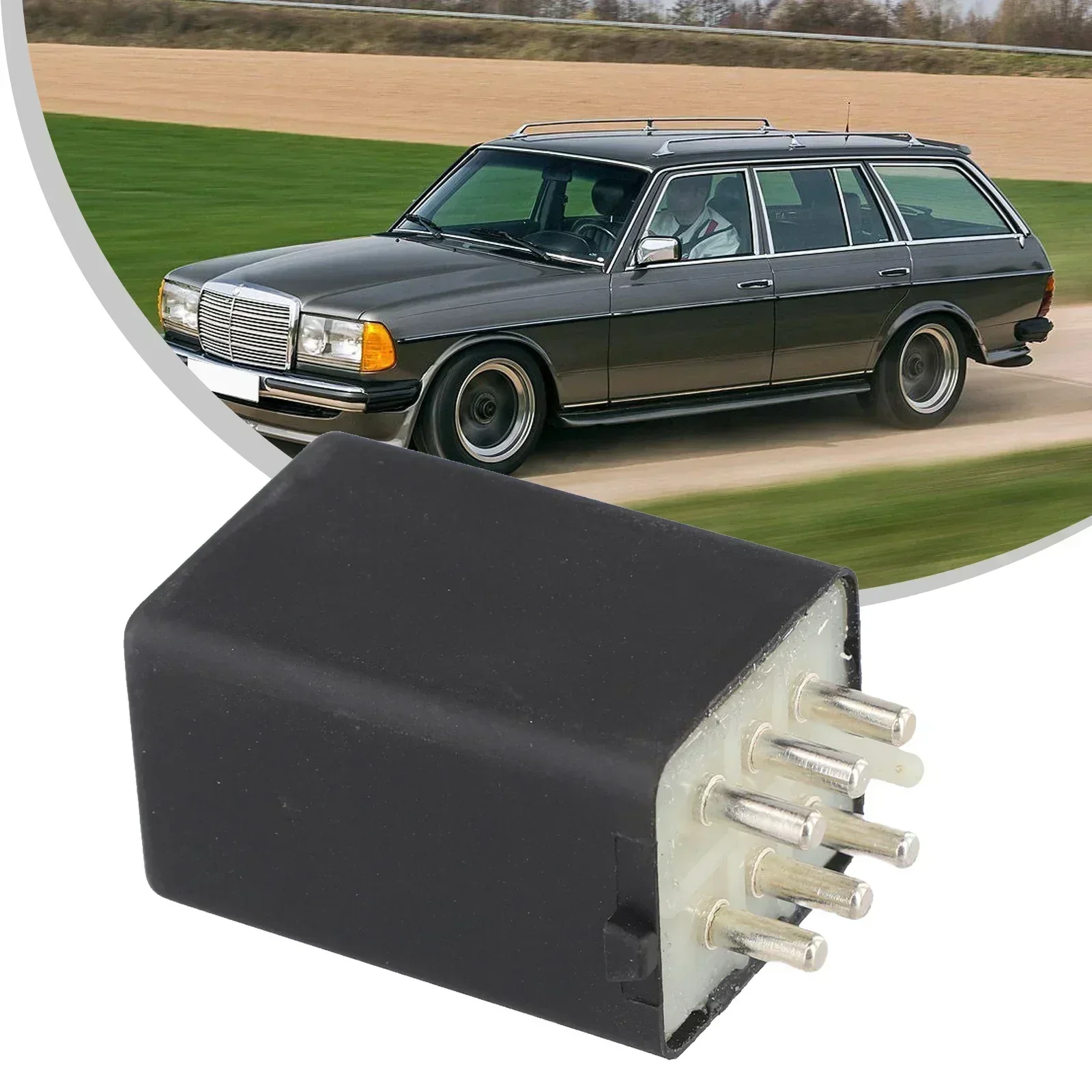 Car Fuel Pump Relay For Mercedes For Benz W123 280E 280CE 280SE 0015450705 Parts 0015450505 0015450605  Black 12V  Accessories