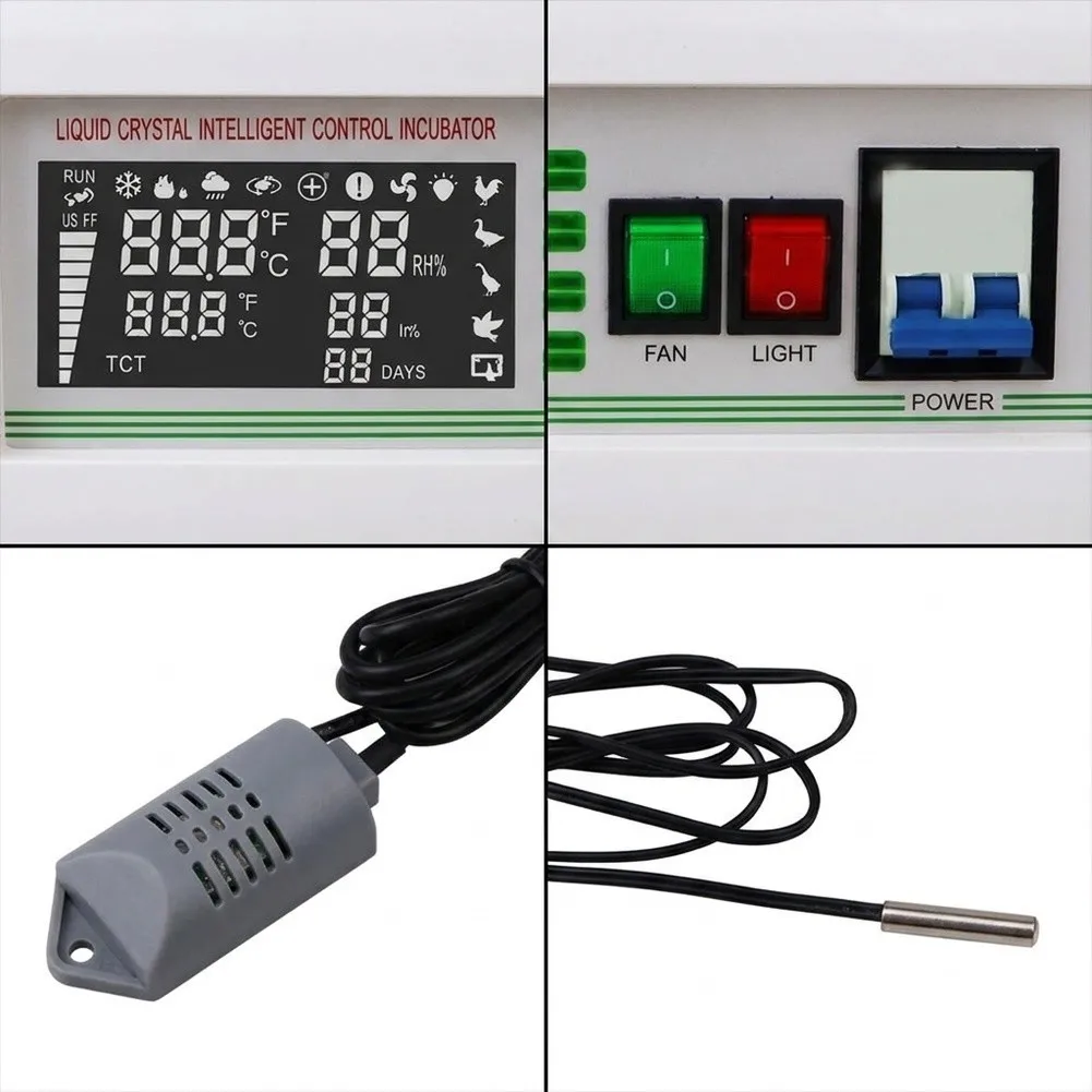 XM-18SD Digital Temperature Humidity Controller for Incubators Featuring 5 Predefined Modes for custom Chick Duckling Gosling