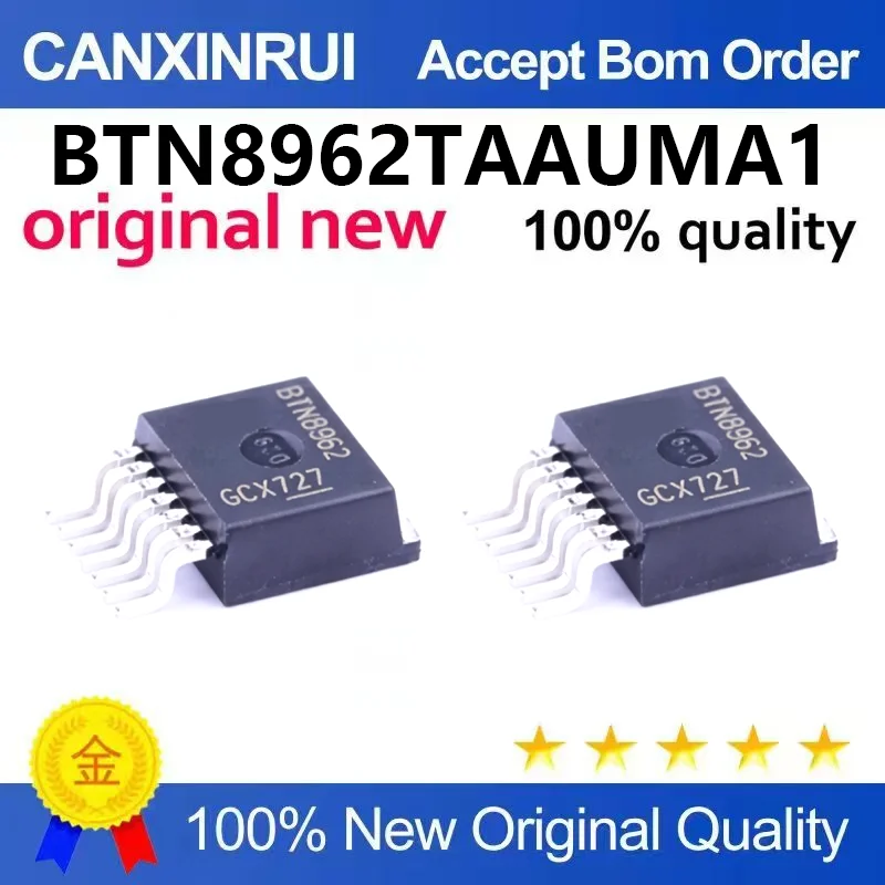 （5pcs-100pcs）Brand new original BTN8962TAAUMA1 TO-263-7 high current PN half bridge motor driver IC chip