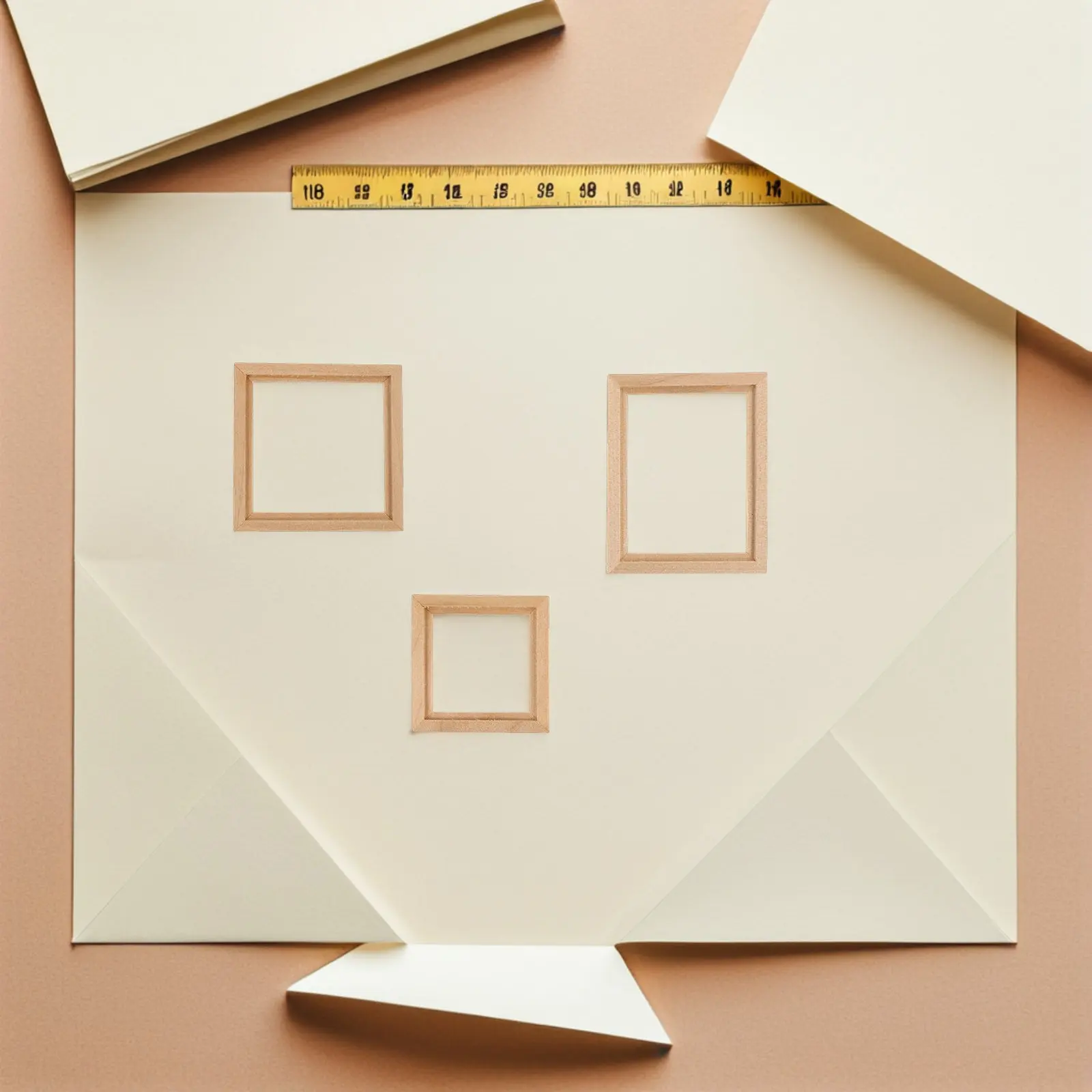 

Набор из 6 миниатюрных фоторамок из натурального дерева для декора миниатюрных домиков, поделок и микроландшафтов