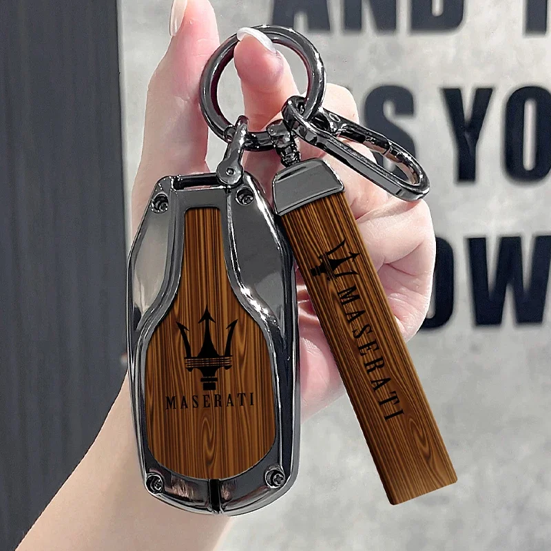 سيارة الذكية مفتاح بعيد فوب غطاء حامل قذيفة لمازيراتي جيبلي ليفانتي GT GC لو مفتاح حامل سلسلة حامي تصفيف السيارة #5