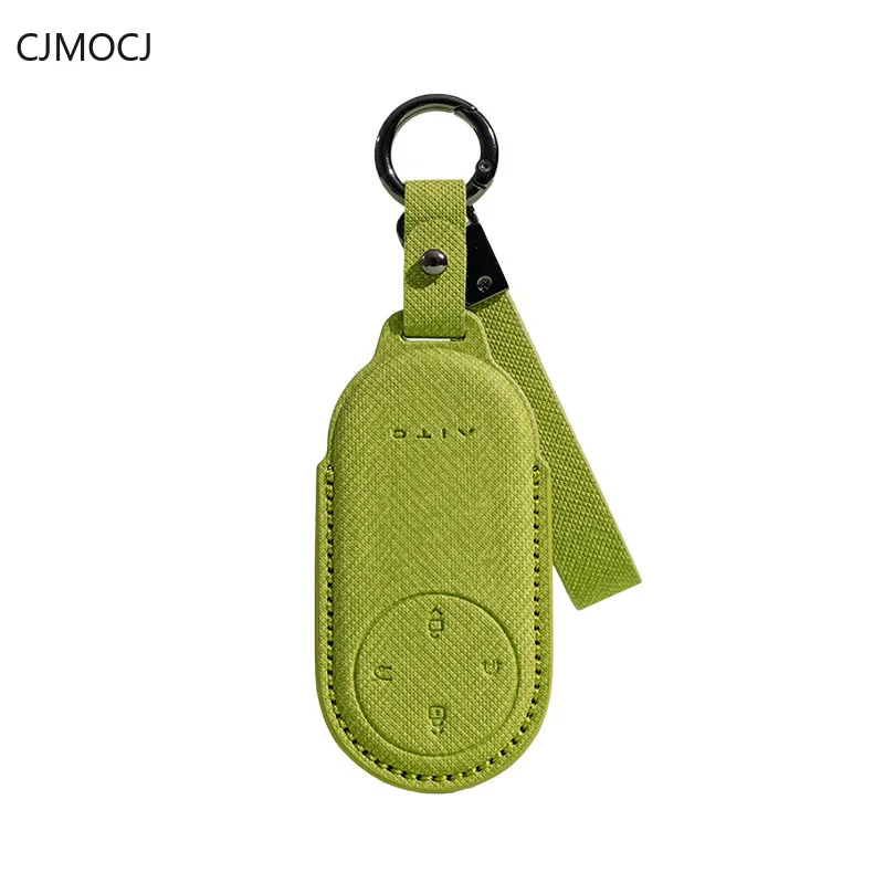 For Huawei AITO New M7 M5 Key Case Cover, PU Leather Car Key Fob Shell, Anti-Scratch Shockproof Smart Keychain, AITO Accessories