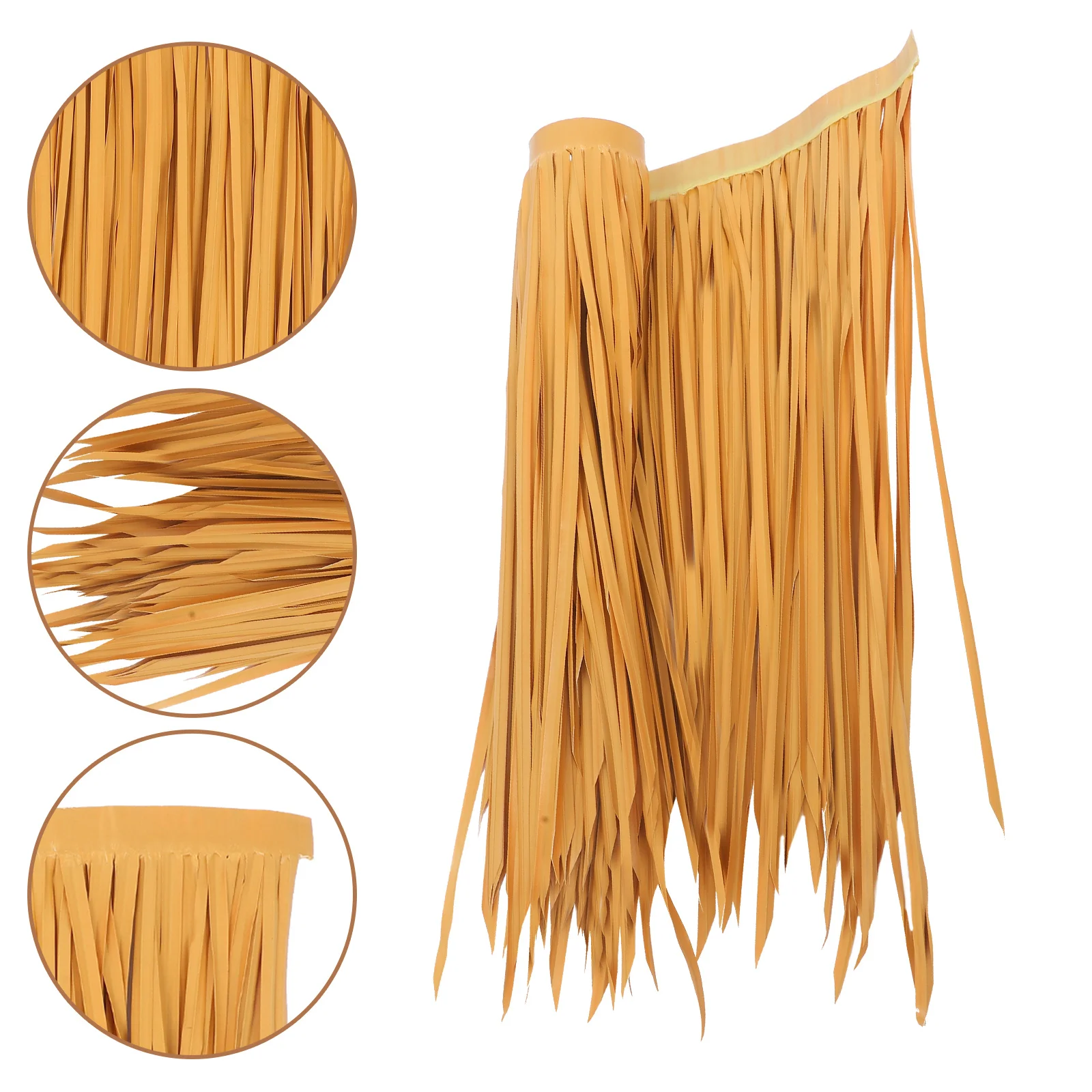 

Simulated Thatch Straw Roof Artificial Thatched Roof Panel for Garden Yard Landscaping DIY Fake Straw Roofing Decorative Cover