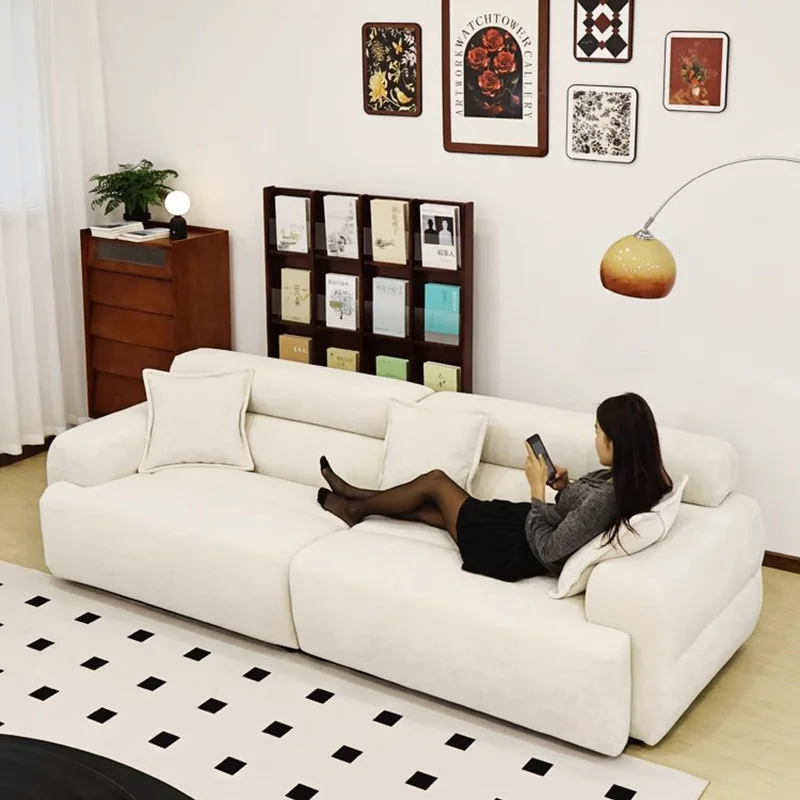 

Minimalist White Sofa Single Soft Living Room Green Sofa Lazy Luxury Chaises Salon Sillas Para Sala De Estar Home Furniture