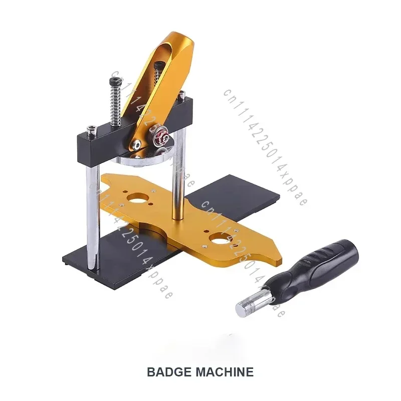 DIY Pin Badges Set 25/32/37/44/58MM Badge Press Maker Machine With 100 Pcs Button Parts+Circle Cutter+Mold Button Maker Machine