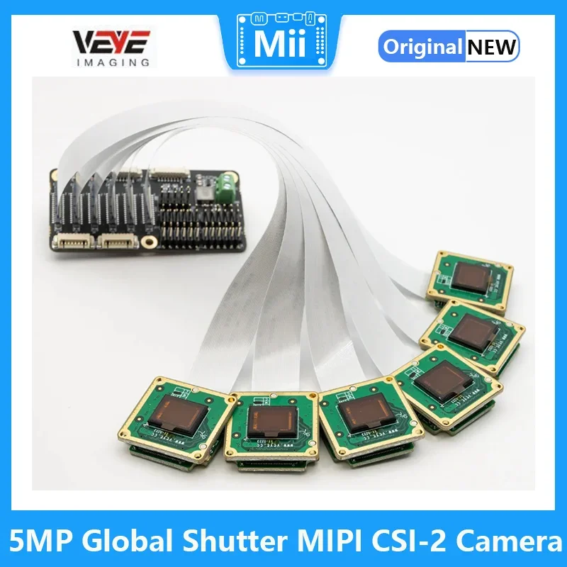 

5MP Global Shutter Machine Vision MIPI CSI-2 Camera, MV-XAVITER-ORIN-nCAM-IMX264M for Jetson AGX-Xavier,Orin and TX2 Devkit