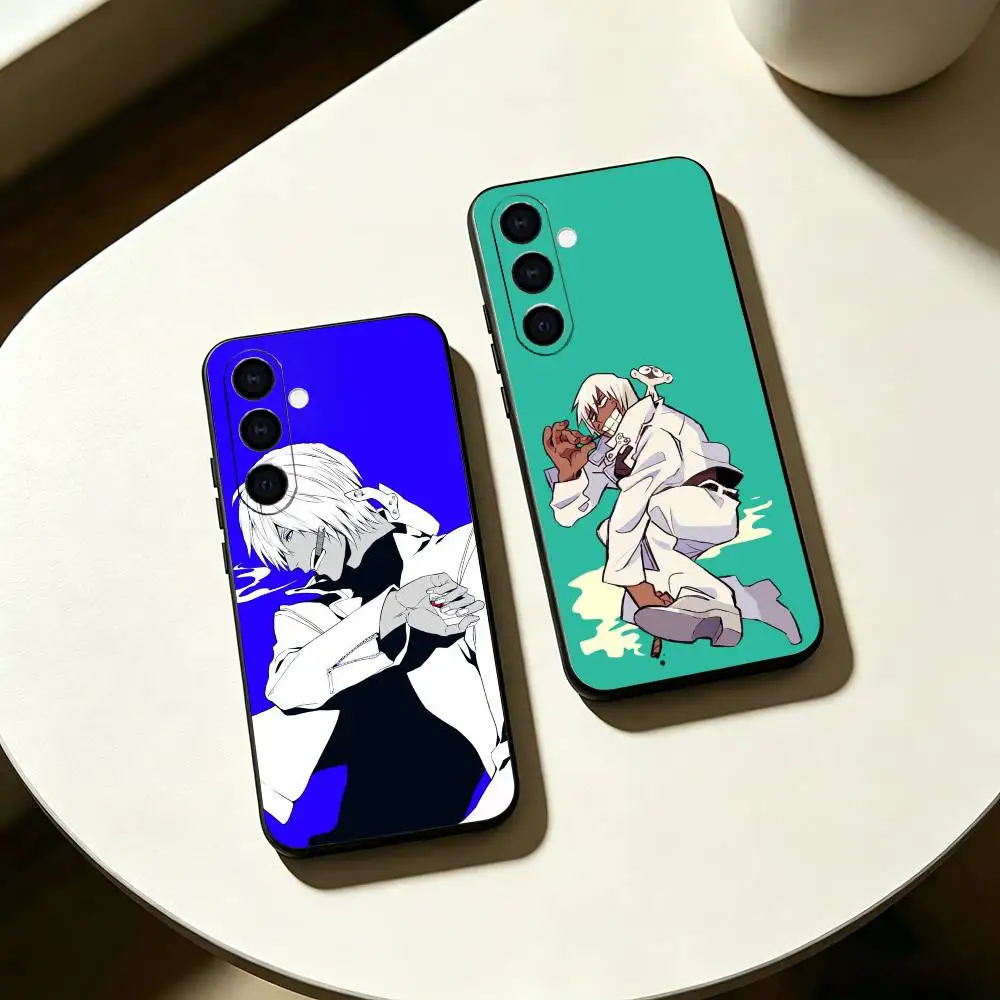 Чехол для телефона Kekkai Sensen Z-Zapp Renfro, черный, силиконовый, мягкий, для Samsung Galaxy A73, A72, A71, A70, A53, A52, A51