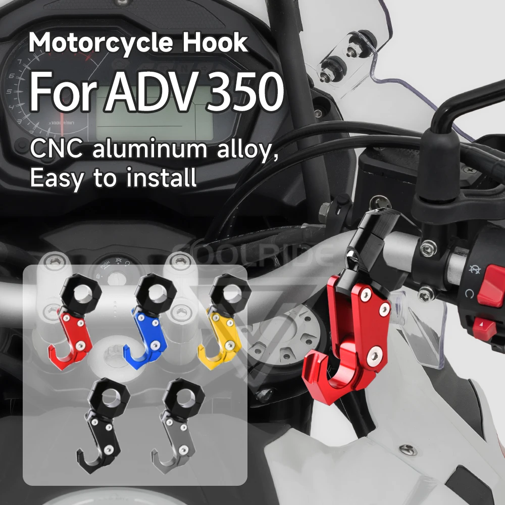 Motorcycle Luggage Bag Hook Aluminum Aolly for for Honda ADV 350 Accessories 2023 ADV350 2020 2021 2022 2024