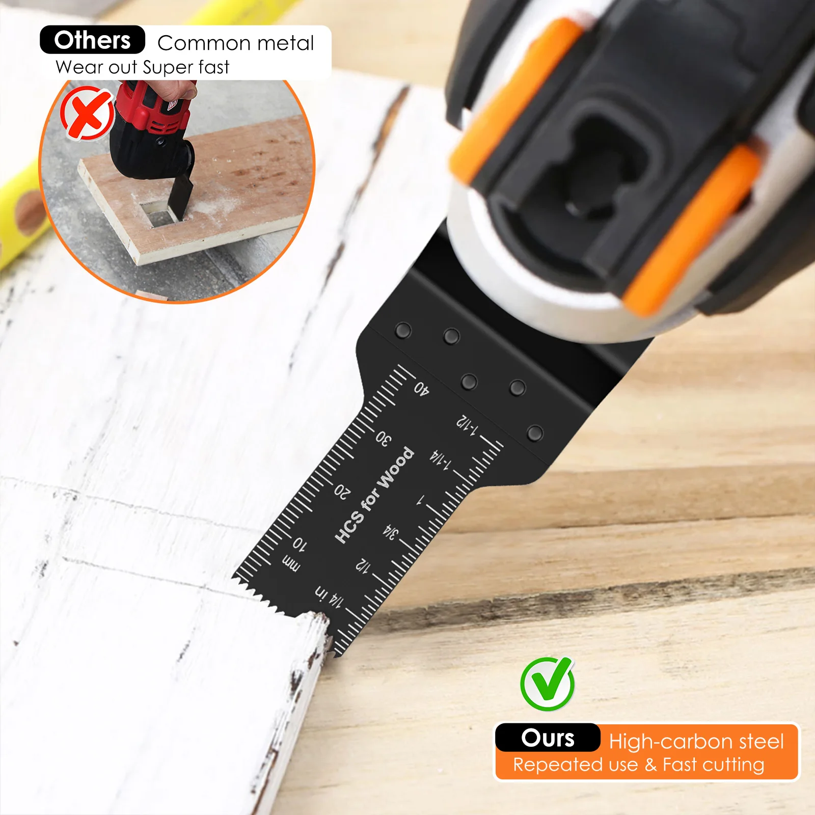 88/56 قطعة تتأرجح شفرة المنشار الكربون الصلب شفرة متعددة المهام للخشب المعادن البلاستيك الذيل أداة القطع الثقيلة سكين عالمي