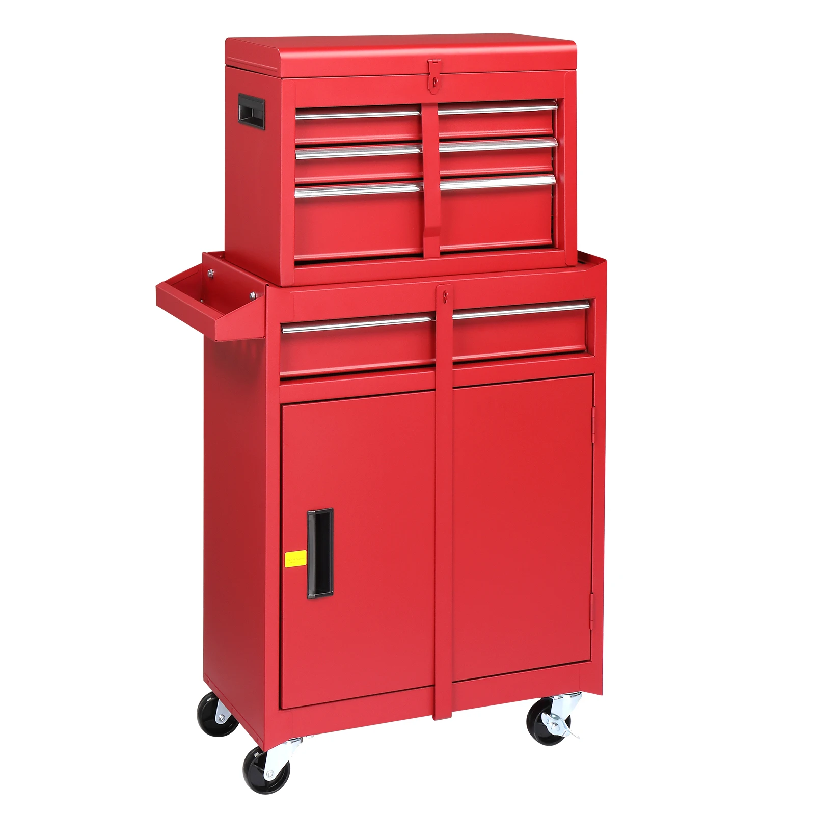 Tool Cabinet Tool Cart Combination Rolling Tool Chest with Drawers, Multi-Drawer Storage Organizer Box, Mobile Workshop Garage Tool Storage Cabinet, Heavy Duty Metal Tool Trolley for Repair Workshop Garage Hardware Tools Storage - view 5