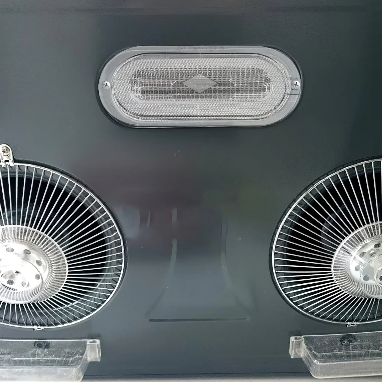 

Комплект из 2 овальных пластиковых плафонов для вытяжки, современный элегантный дизайн, для кухонных вытяжек, ресторанов и отелей