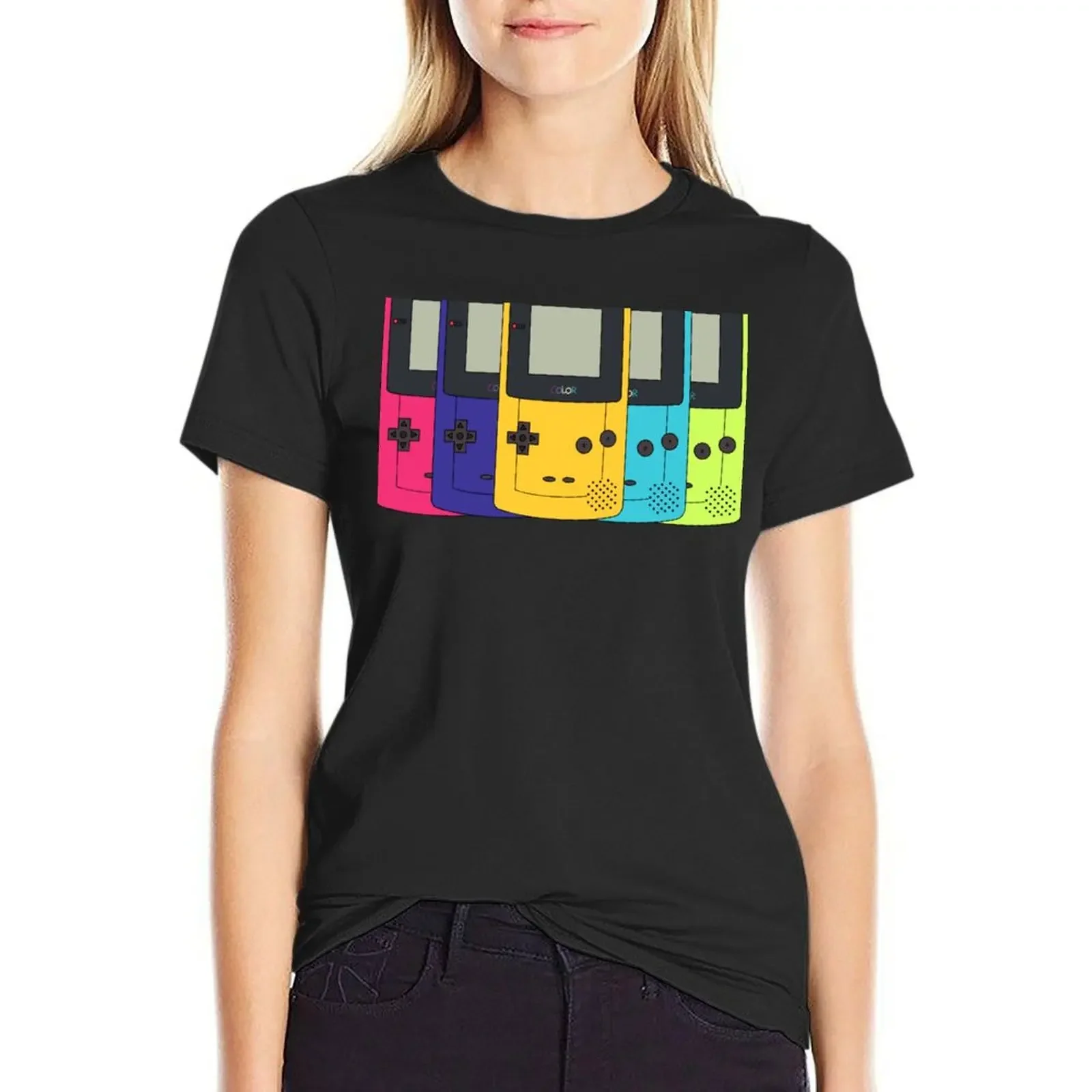 

GBC - Rainbow Collection T-Shirt plus size tops female anime clothes Blouse oversized workout shirts for Women