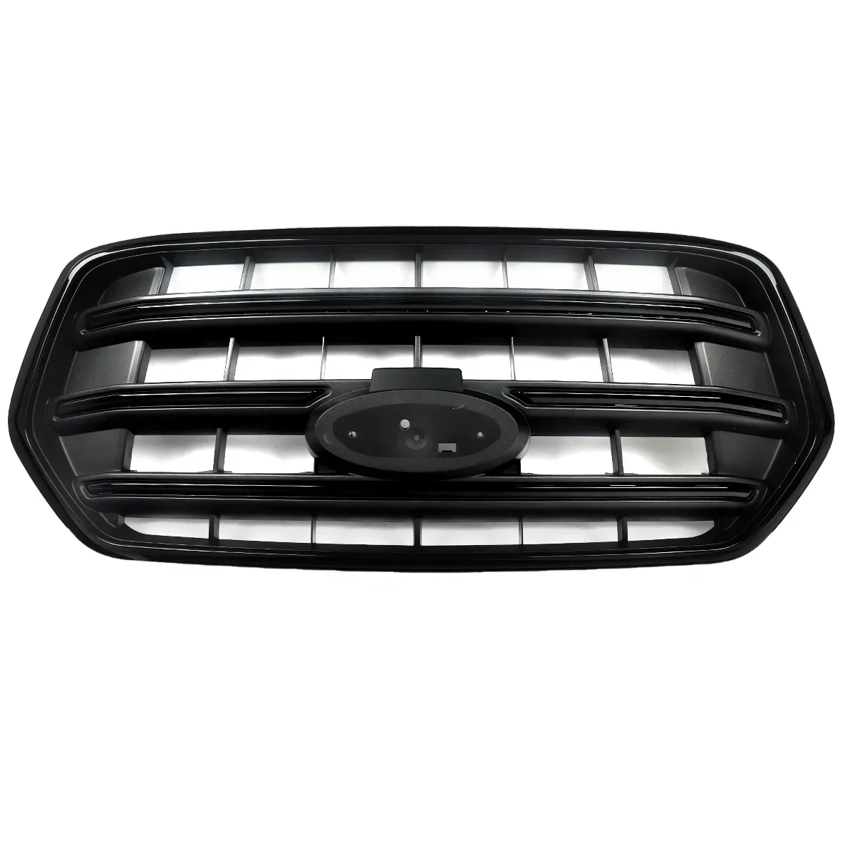 Front Upper Grill For Ford Transit 2020-2022 T150 T250 T350 Gloss Black Surround