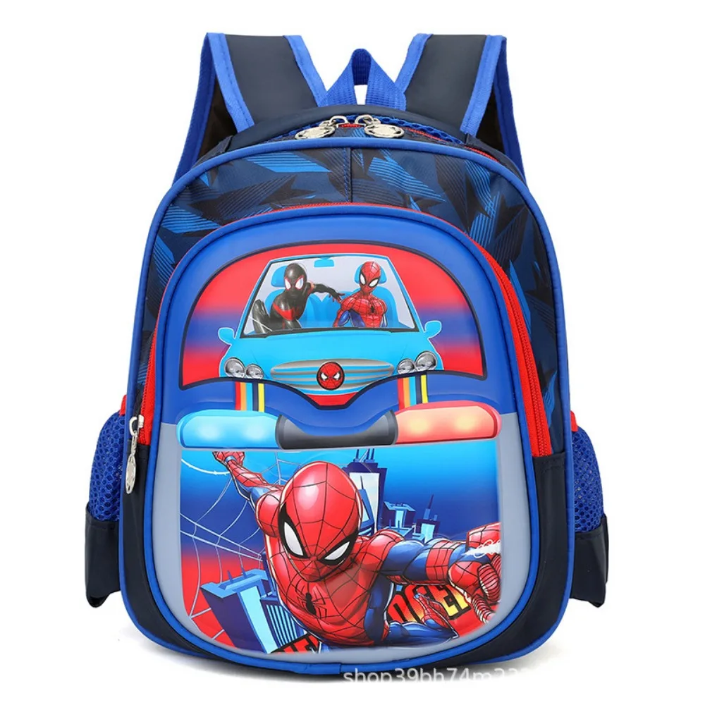 Primary School Backpack Popular Cartoon Hero Spider Man Reduces Burden and Protects Spine for 3-9-year-old Kindergarten Backpack