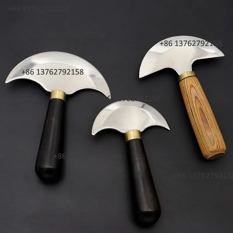 Manual Leather Skiving Knife DIY Leather Craft Paring Trimming Cutter Hand Carving Tool For Leather Working Handmade Craft