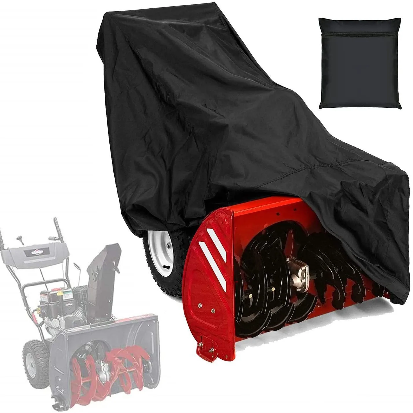 

Outdoor snow blowing machine cover waterproof sunscreen protective cover thickened Oxford cloth 33*58*52in