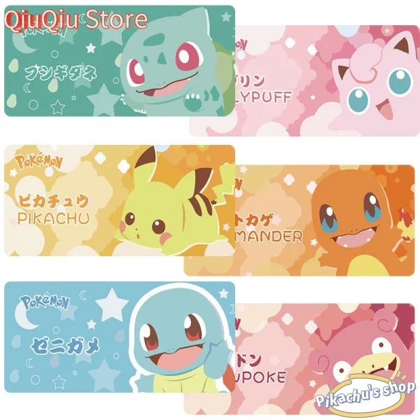 Pokémon Plus Size Cute Mouse Pad Pikachu Squirtle Bulbasaur Charmander