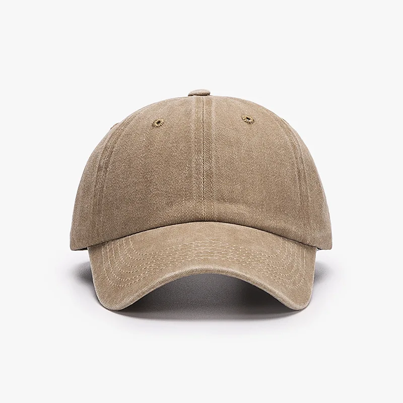 Customized Printed Logo Women Artistic Retro Soft Top Versatile Duck Tongue Caps Men Outdoor Sports Washed Cotton Baseball Hats view 2