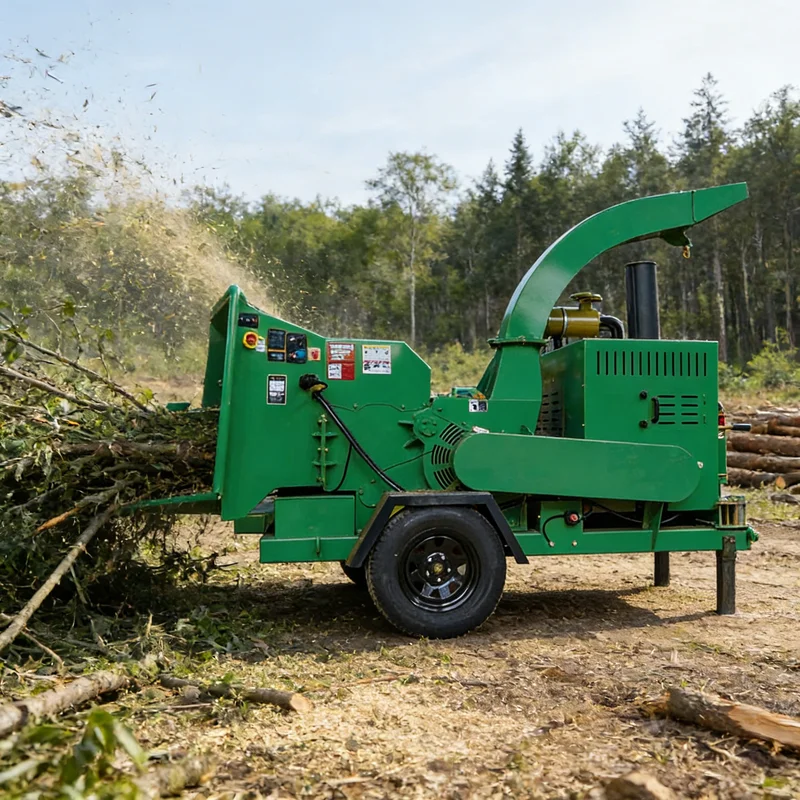 Customized Electric Wood Chipper Machine, Compact Crusher Shredder, Crusher Wood Shredder for Small Business