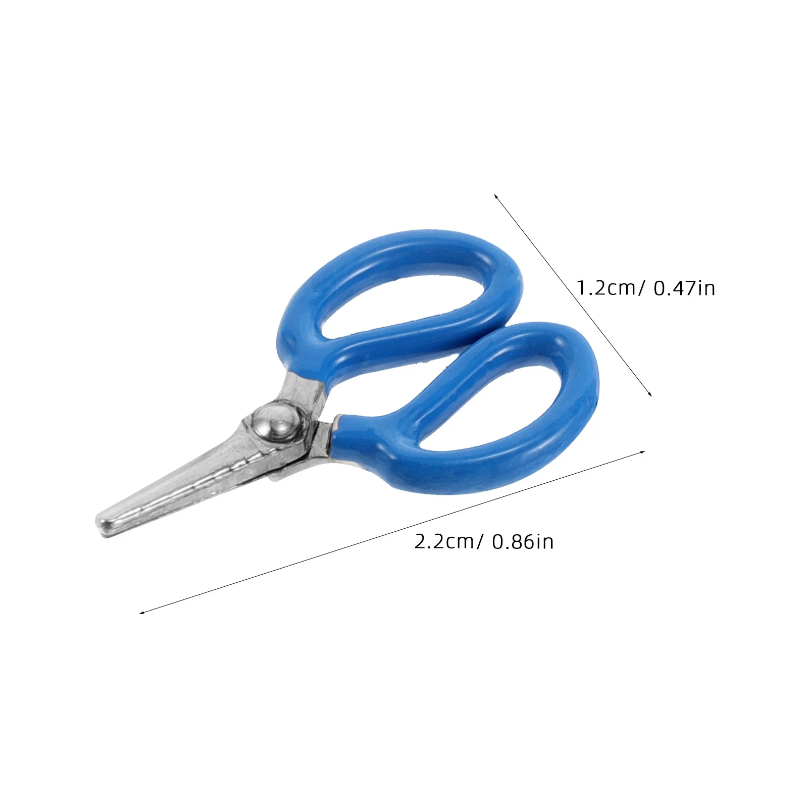 Modèle de ciseaux miniatures 8 pièces: petits outils de couture en métal réalistes pour décorations de maison de poupée, fournitures artisanales de Micro paysage,