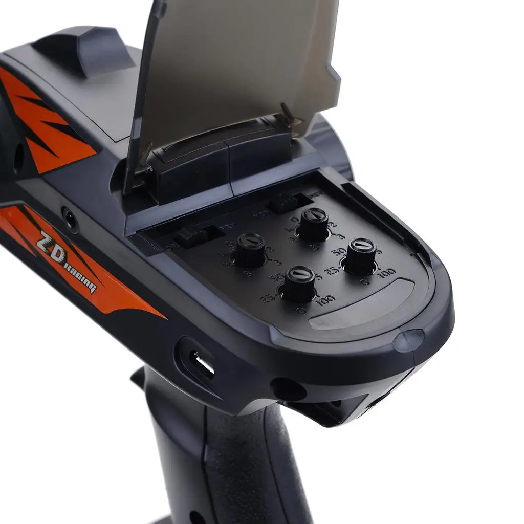 Zestaw nylonowy RC: pilot zdalnego sterowania i odbiornik 2.4GHz 4-kanałowy Spectrum do samochodów RC, łodzi, czołgów i akcesoriów terenowych