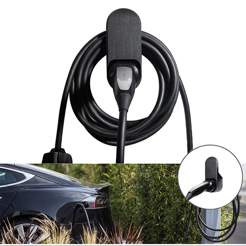 Car Charging Cable Wall Mount Connector Bracket For Tesla Model 3 S X Y Organizer Accessories Charger Holder